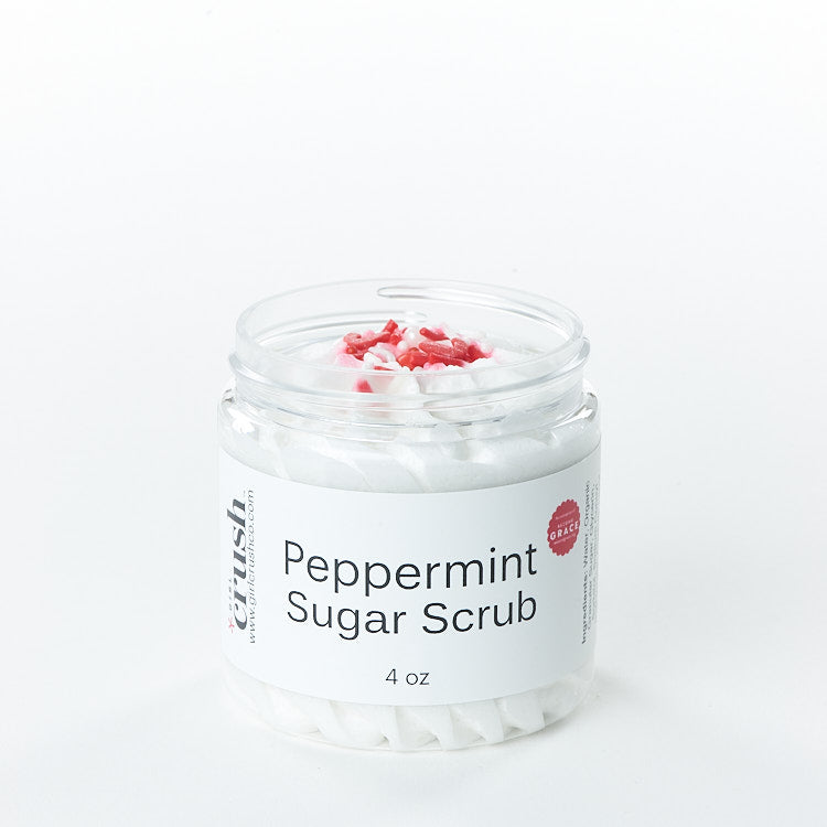 Peppermint Whipped Sugar Scrub - Mini